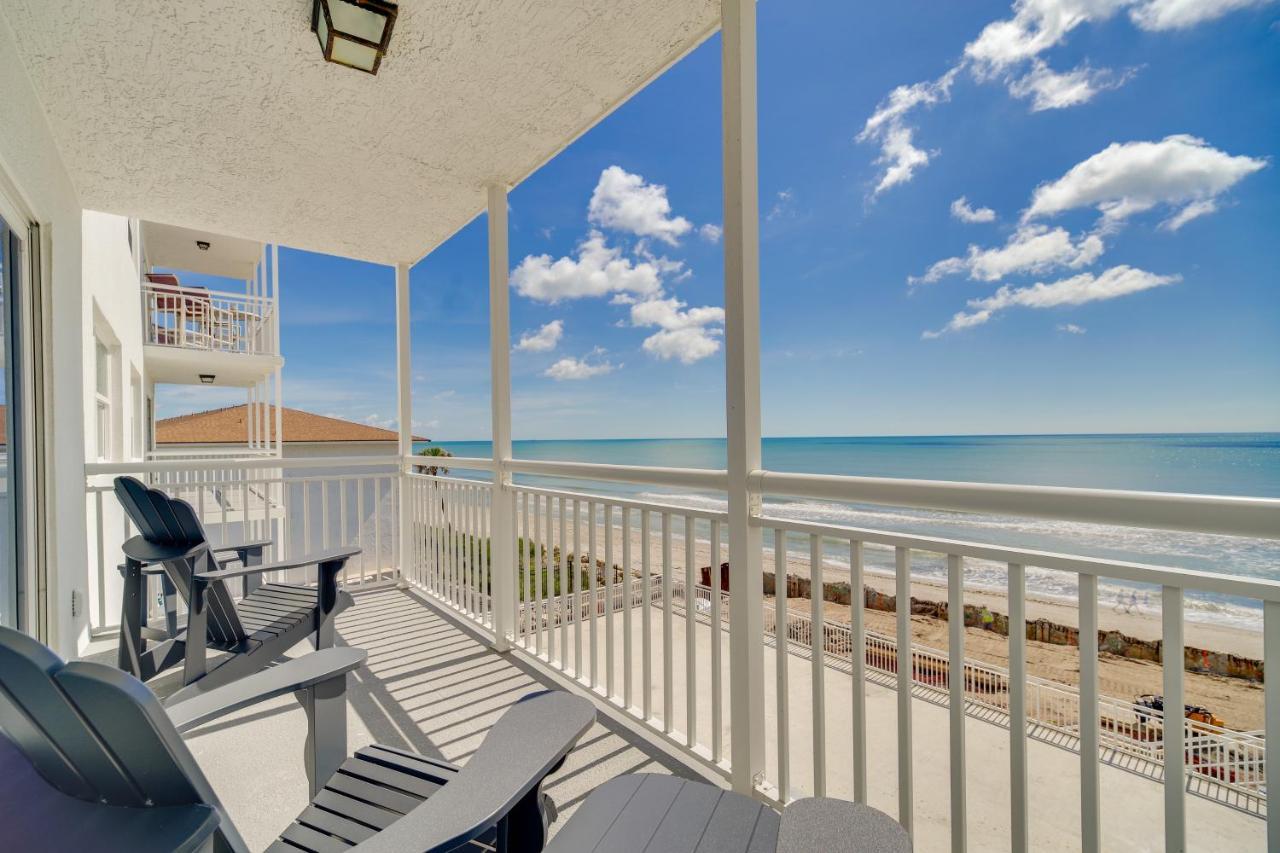 Oceanfront Satellite Beach Condo With Balcony, Views Extérieur photo