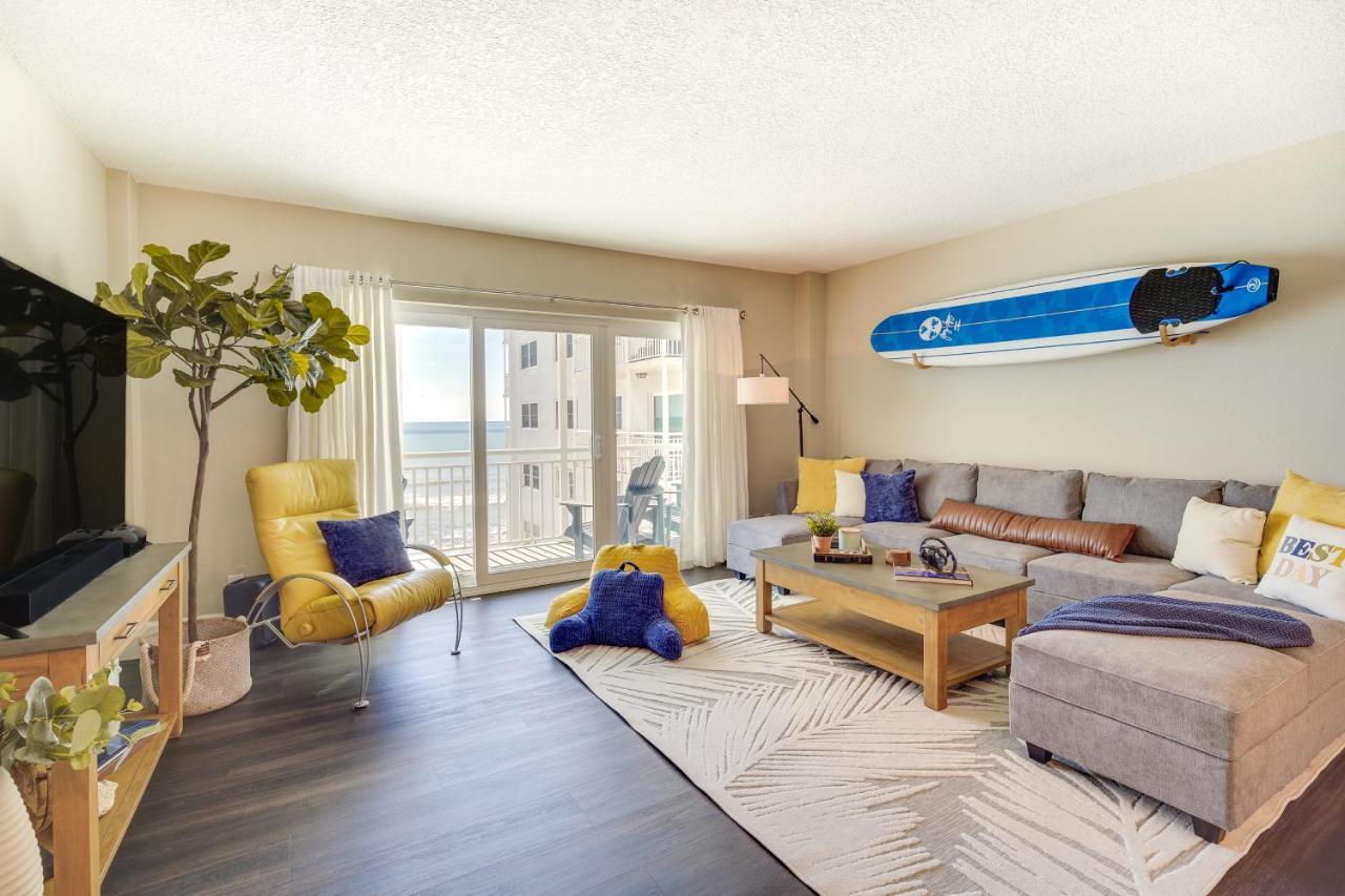 Oceanfront Satellite Beach Condo With Balcony, Views Extérieur photo